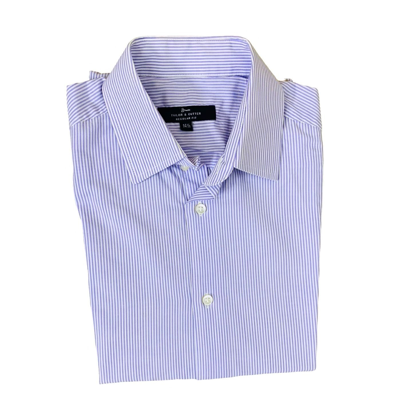 Tailor & cuter Purple small line stripe Small  Chest 18"