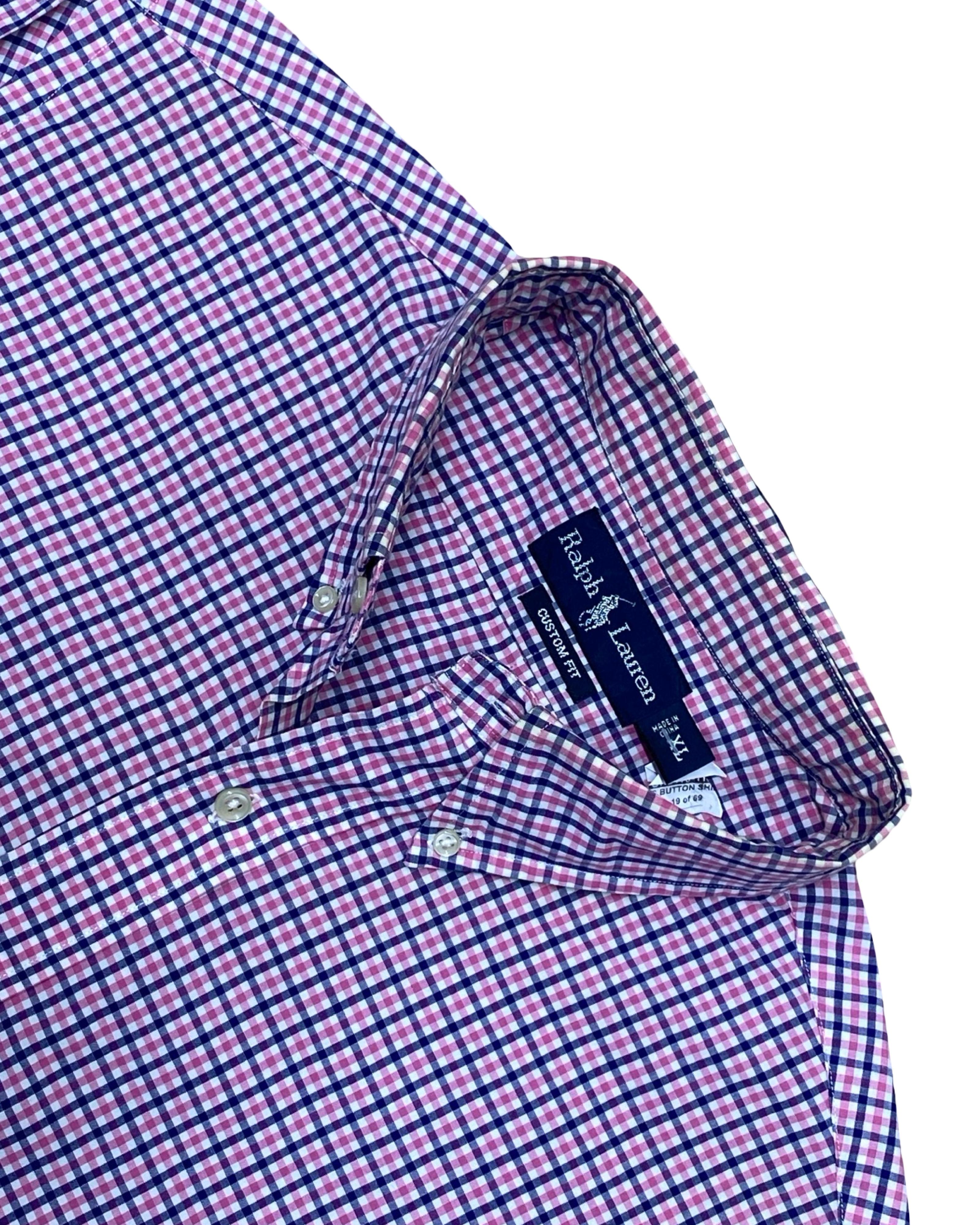 Ralph Lauren Check Shirt | XL | Chest 25.5”