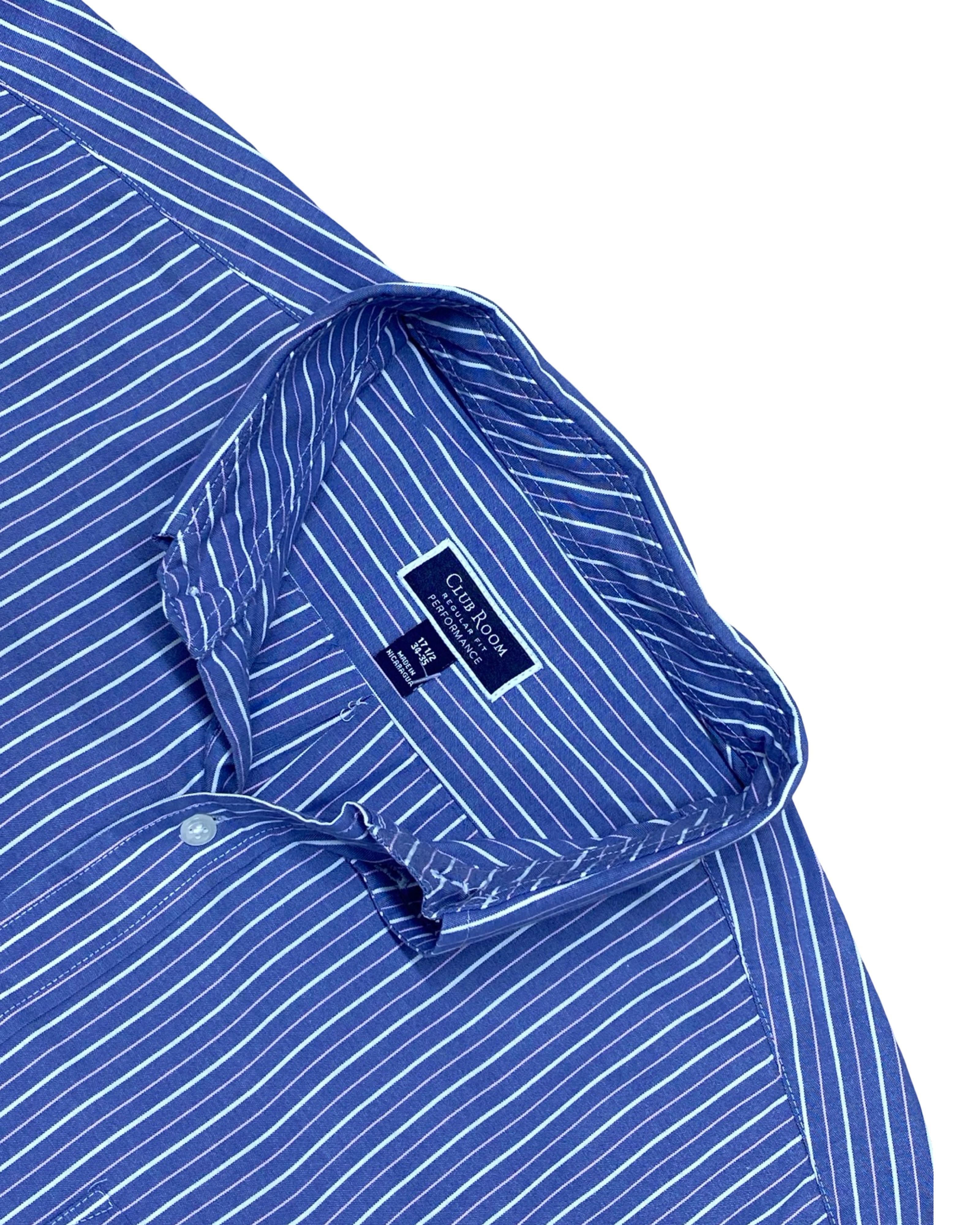 Club Room Striped Shirt | XXL | Chest 28”