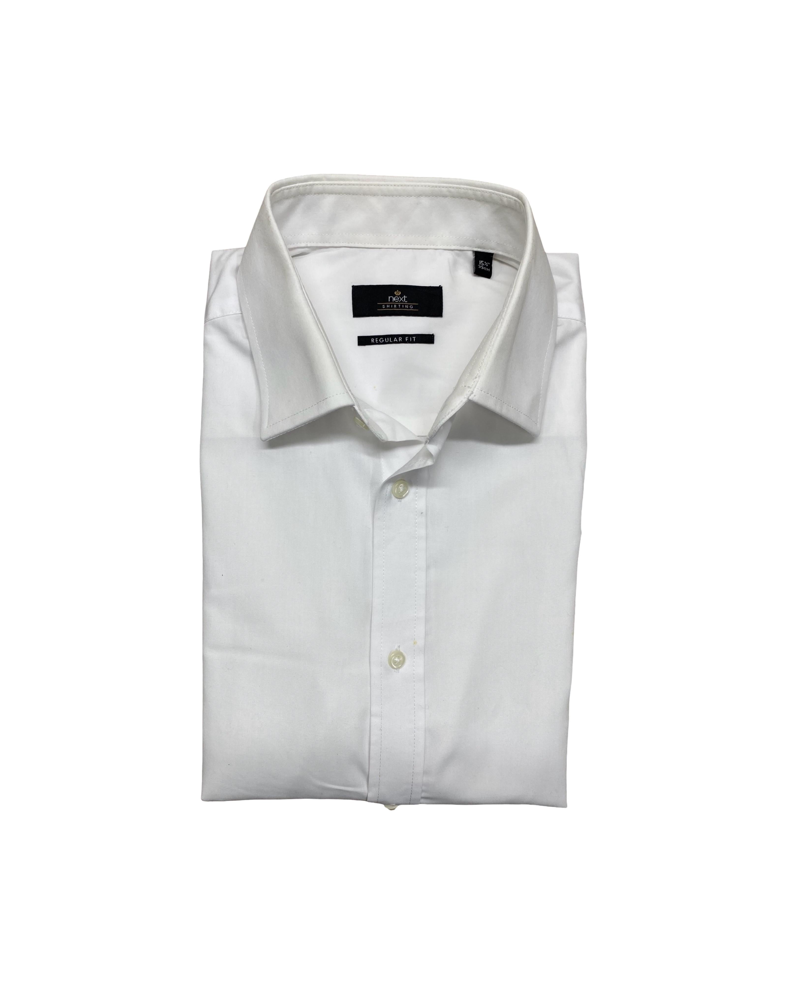 Next White Dress Shirt | Medium | Chest 21.5”
