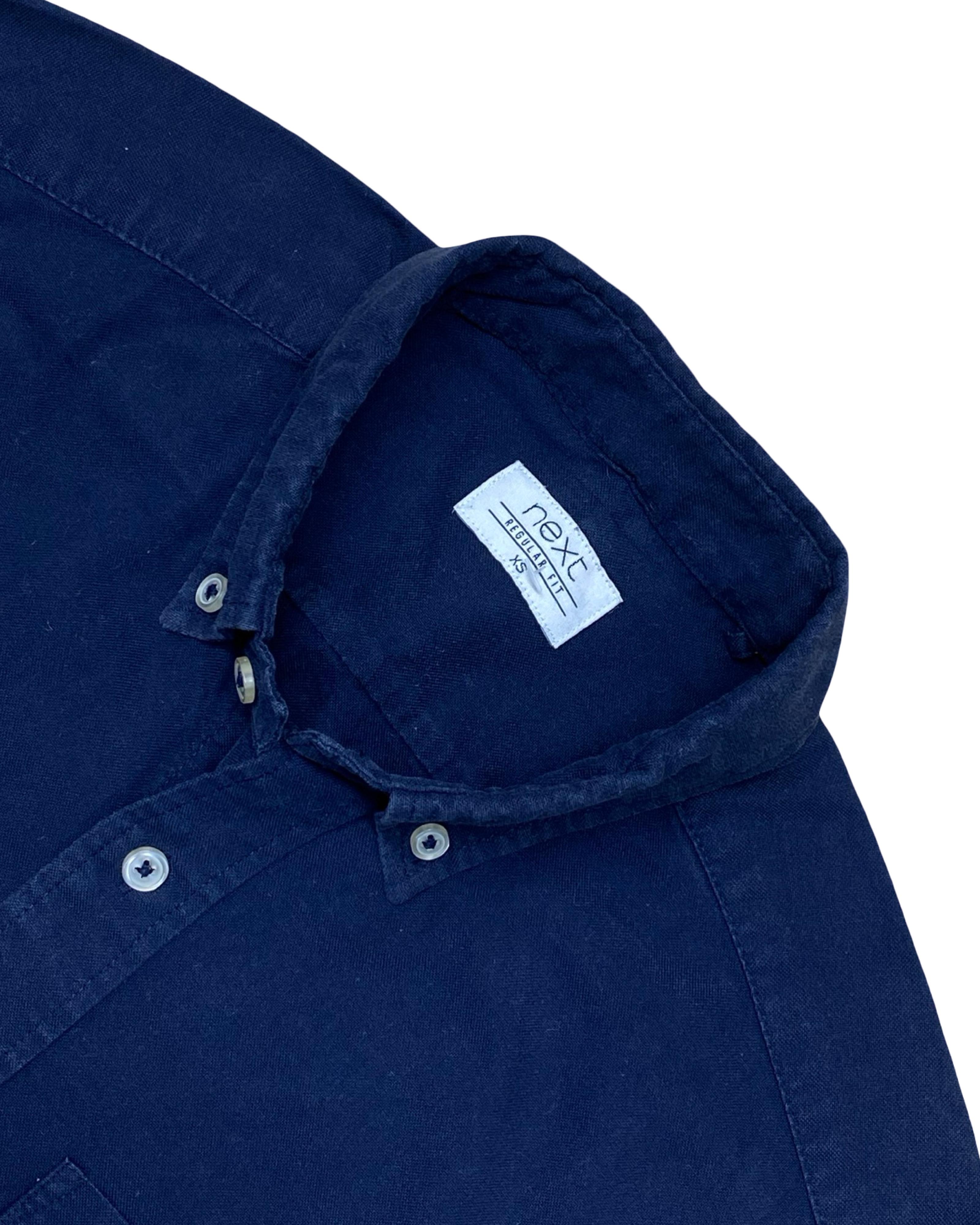Next Navy Casual Shirt | Small | Chest 19”