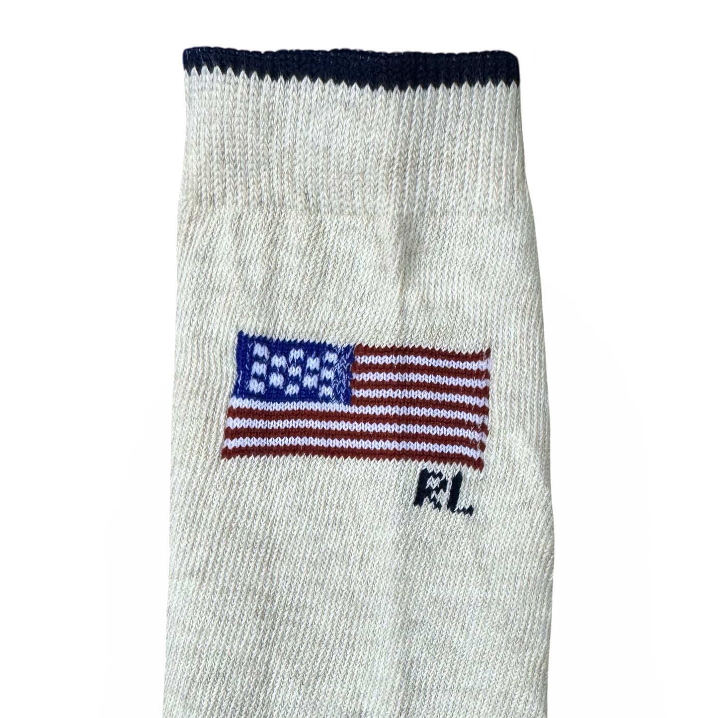 Off white American Flag RL - Winter