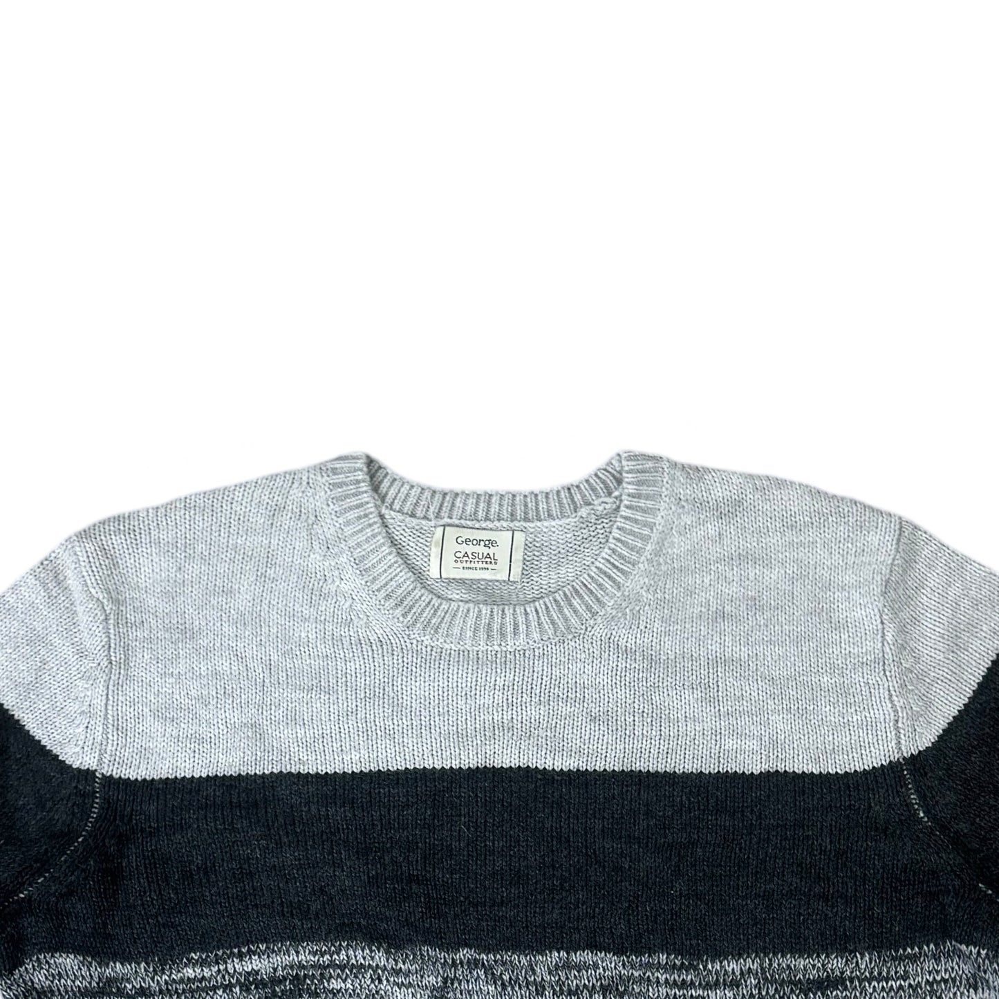 George Grey Gradient Crew Neck | Medium