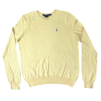 Ralph Lauren Pale Yellow Crew Neck | Medium