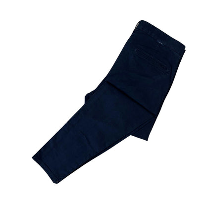 ZARA Man Navy Blue Cotton Chinos Slim Fit  Waist 34-36” Length 37”