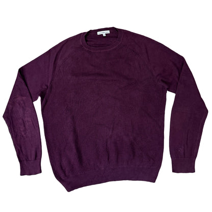 Calvin Klein Burgundy Crew Neck | Large