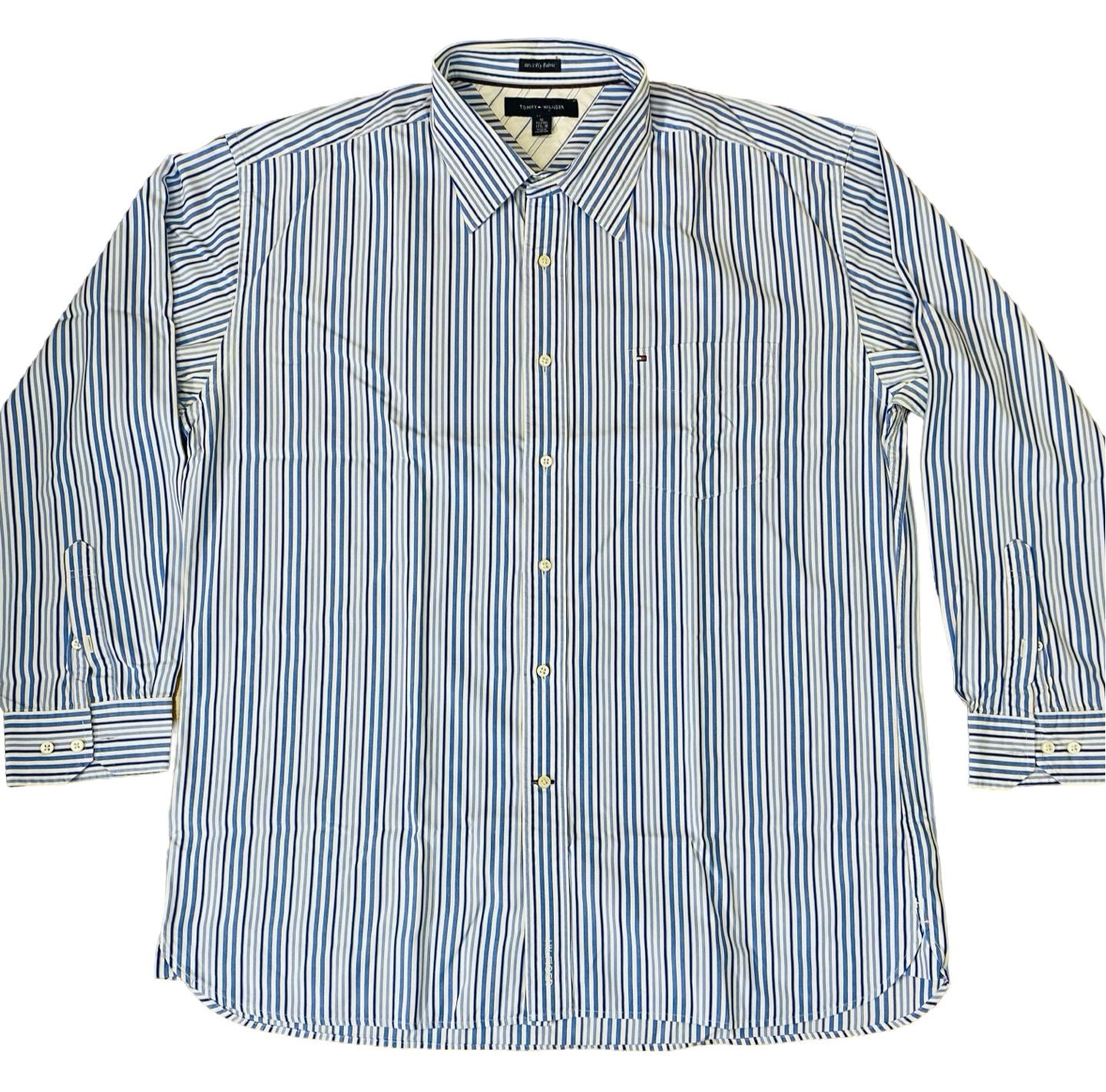 T-H Blue Stripe large  Chest 25.5”