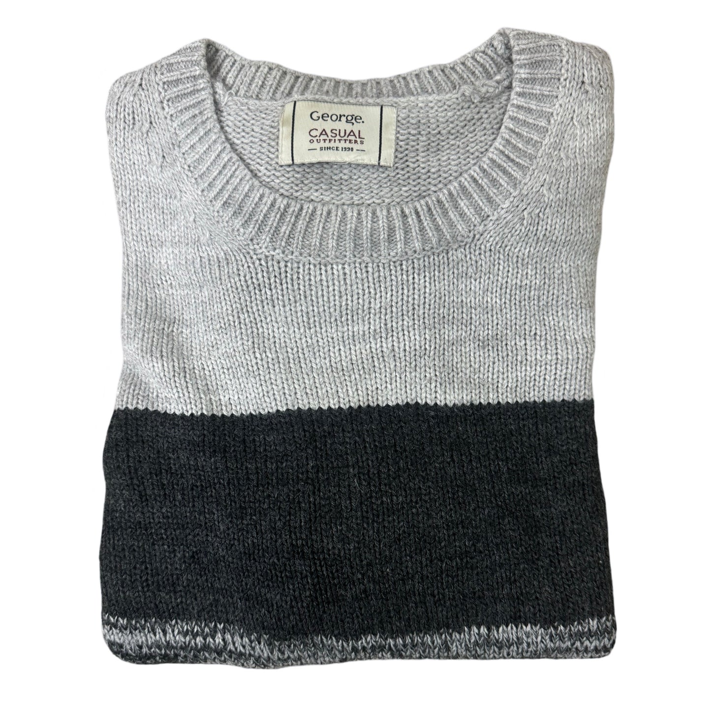 George Grey Gradient Crew Neck | Medium