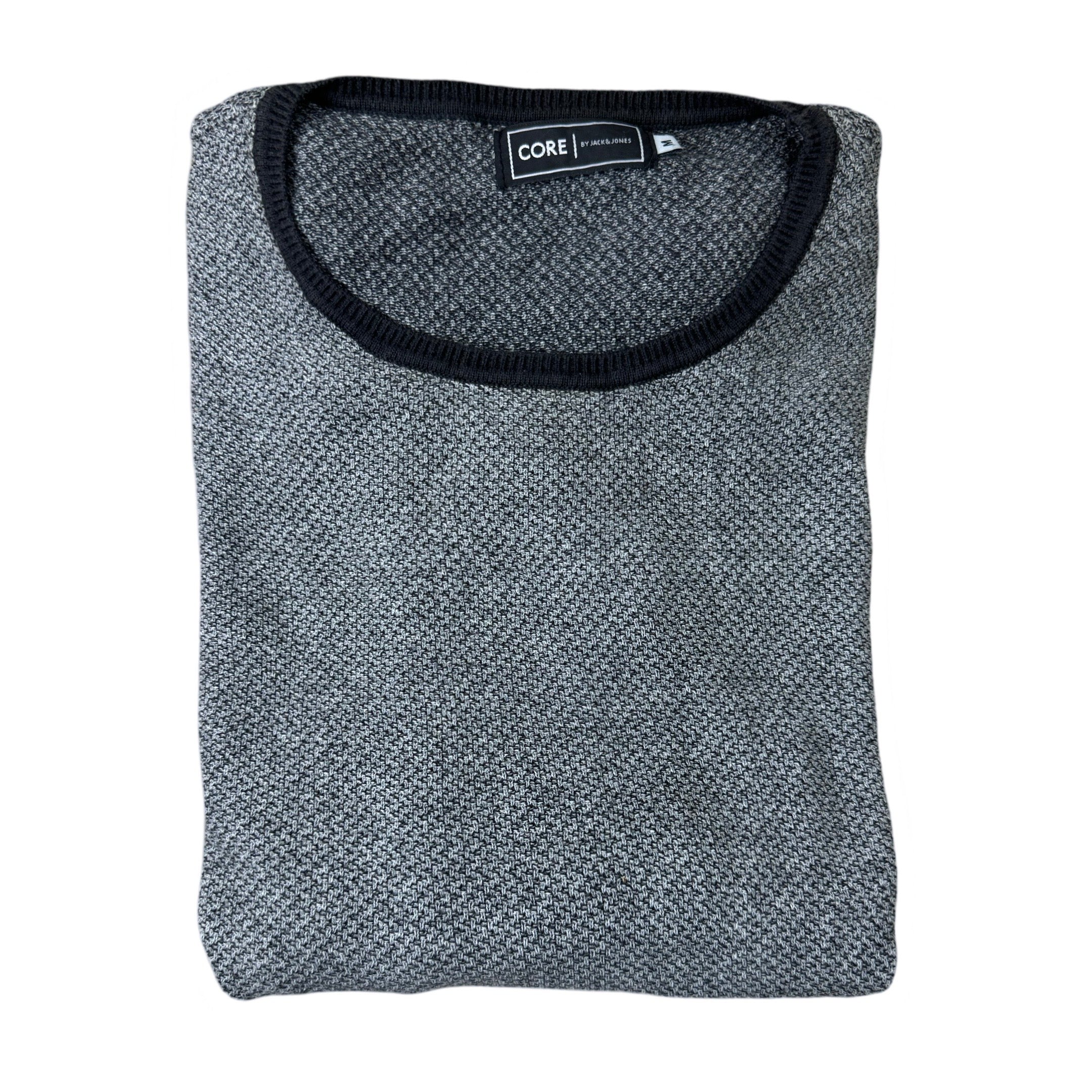 Jack & Jones Grey Micro Knit | Medium
