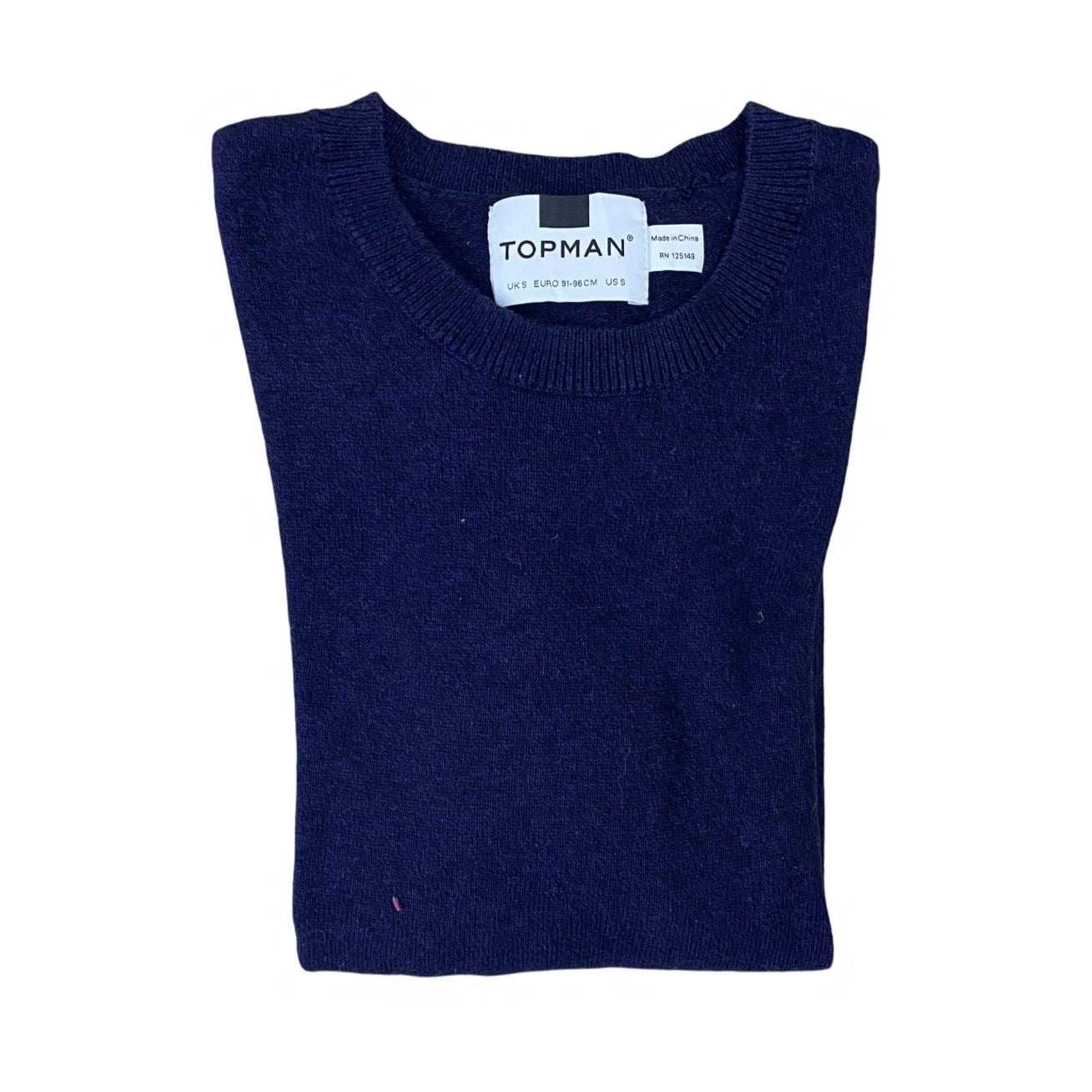 Topman Blue Crew Neck | Small