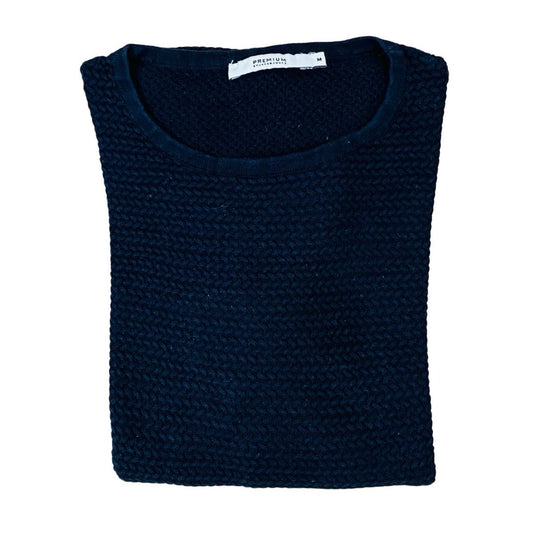 Jack & Jones Black Micro-Knitted | Medium