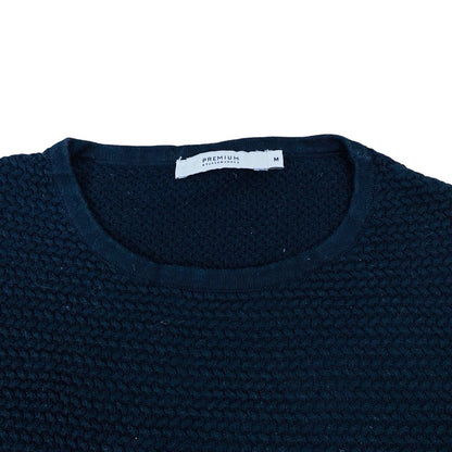 Jack & Jones Black Micro-Knitted | Medium