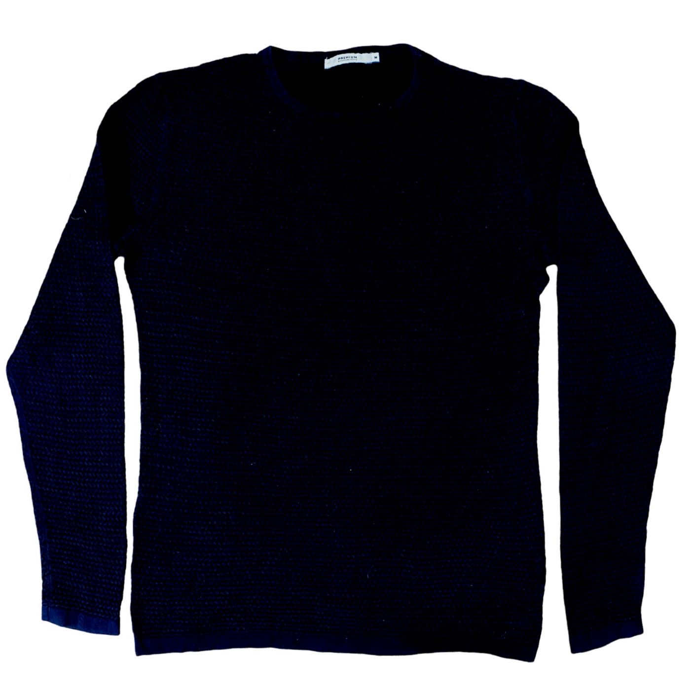 Jack & Jones Black Micro-Knitted | Medium