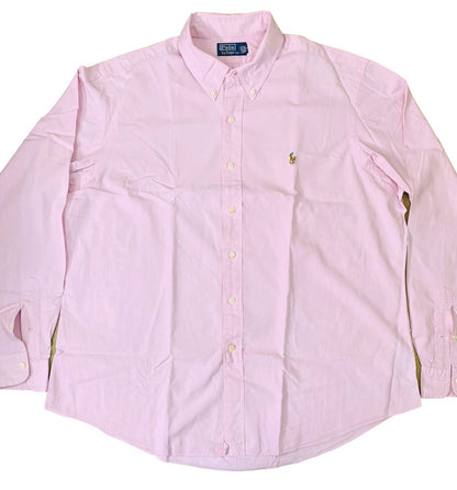 Polo by RL Pink  X-L  Chest 26.5”