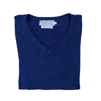 TU Blue Crew Neck | Large