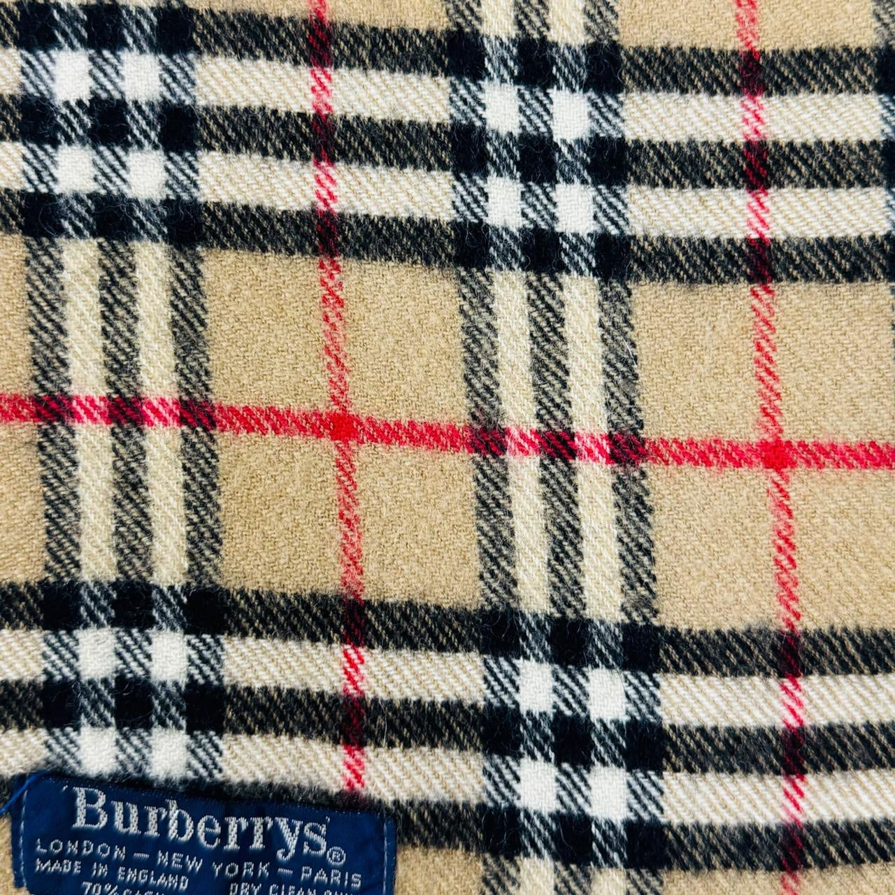 Burberry Khaki Nova Check Scarf | Small (0039)