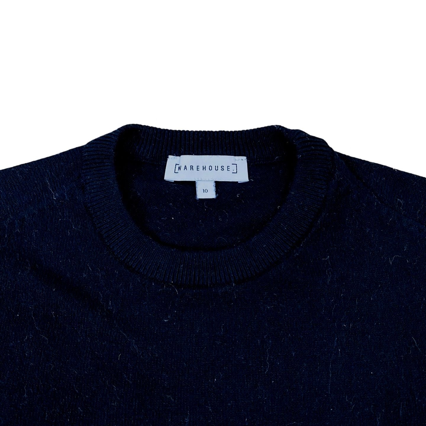 Warehouse Black Crew Neck | Small