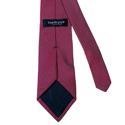 Van Heusen - Red Dobby Pattern