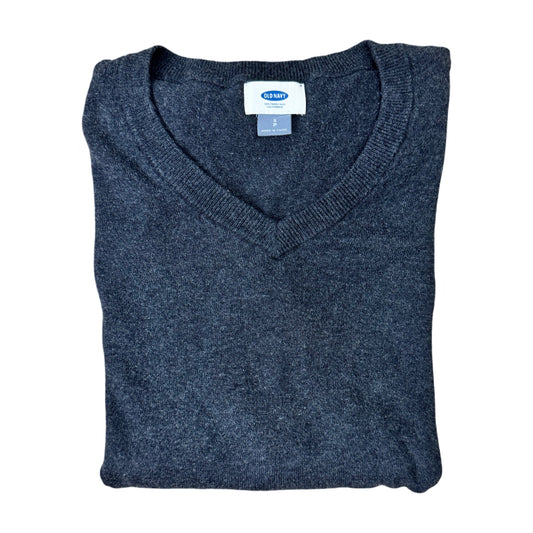 Old Navy Charcoal Grey V-Neck | Small