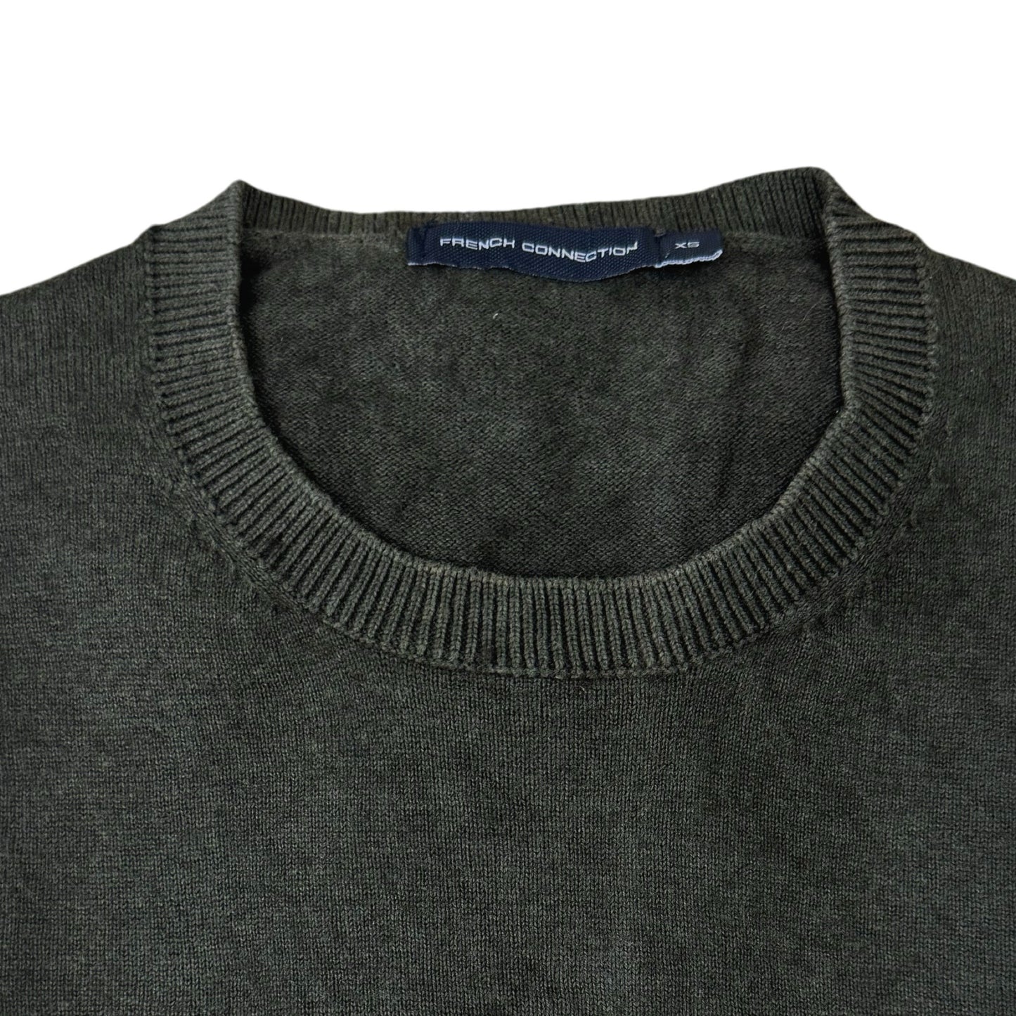 French Connection Olive Green Crew Neck | Small