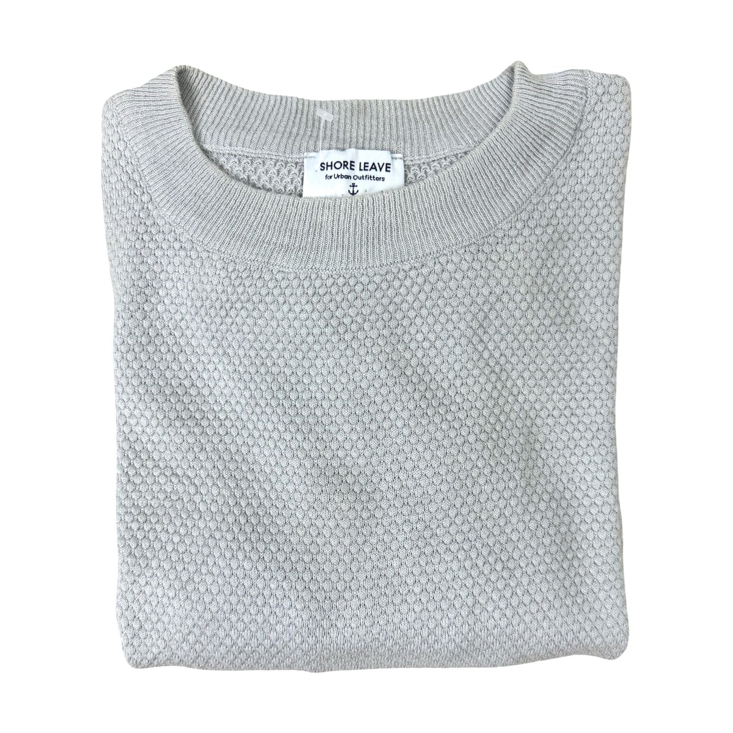 Shore Leave Fawn Knitted Texture Crew Neck | Large