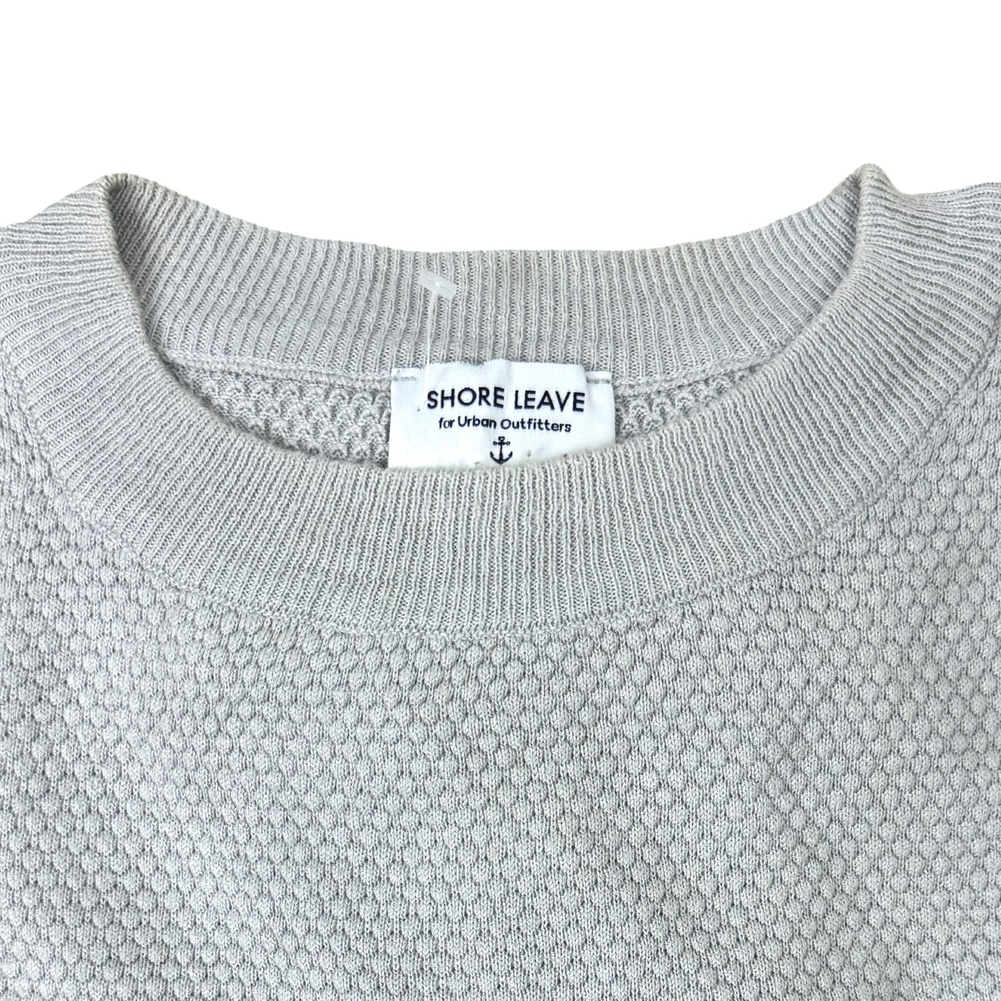 Shore Leave Fawn Knitted Texture Crew Neck | Large