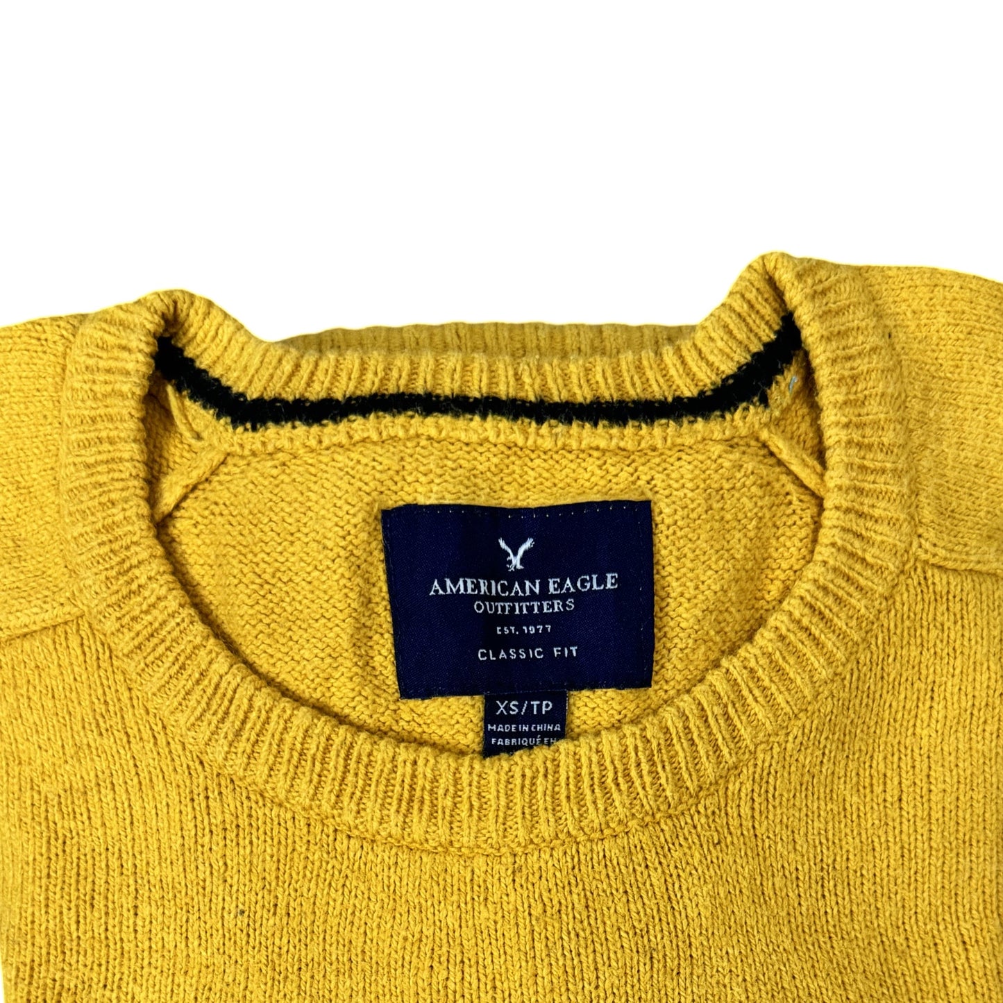 American Eagle Yellow Crew Neck | Small