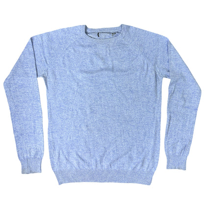 Primark Ice Blue Textured Crew Neck | Small/Medium