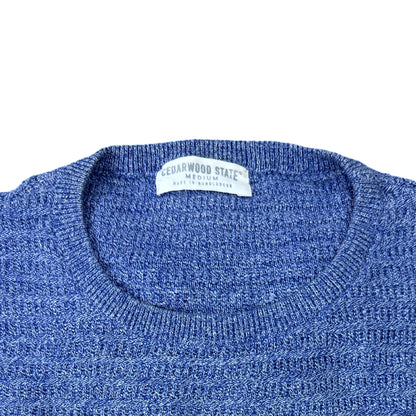 Cedarwood State Light Blue Knitted Texture | Medium