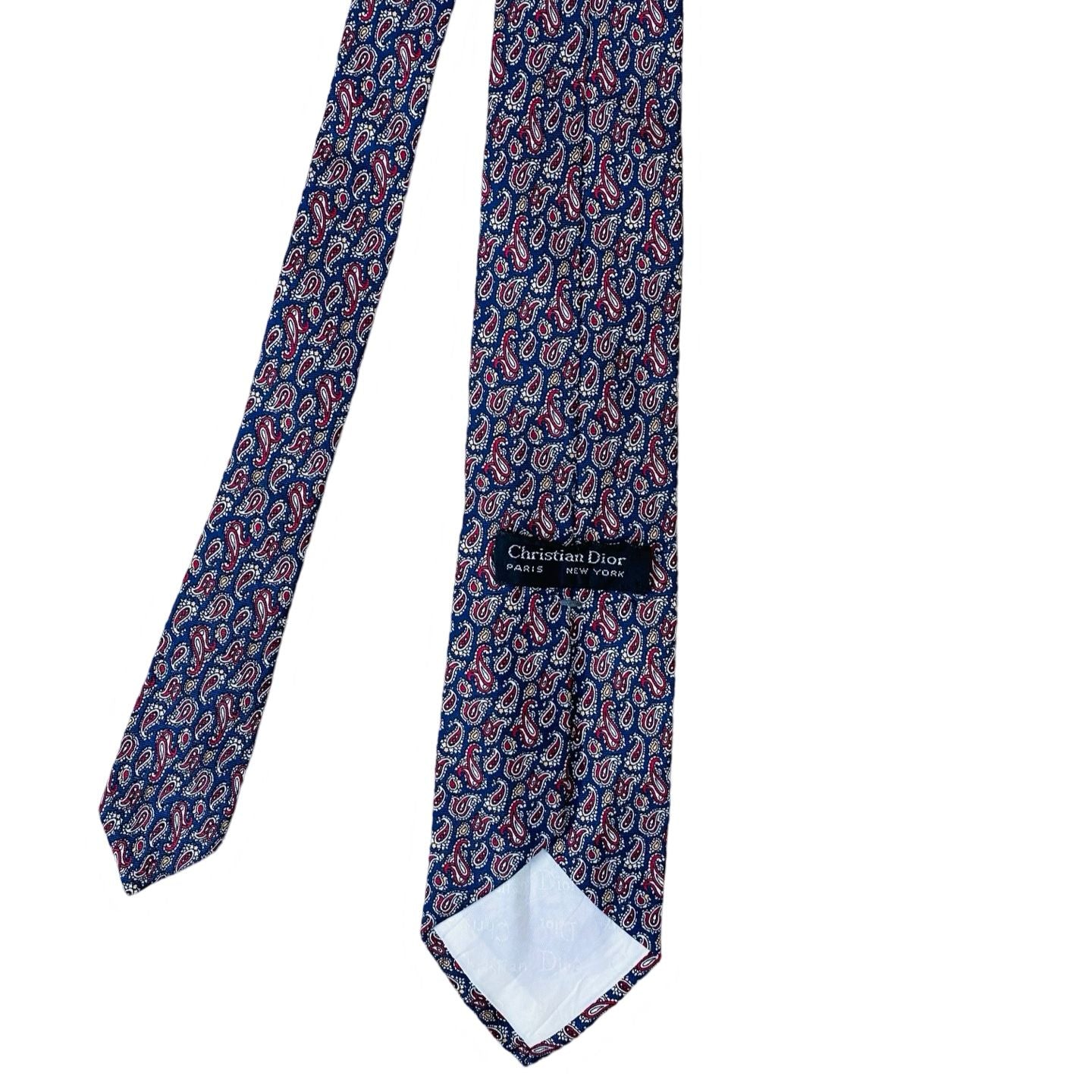 Christian Dior - Blue/Red Paisley Pattern