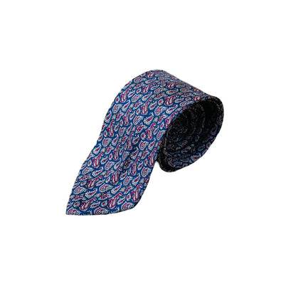 Christian Dior - Blue/Red Paisley Pattern