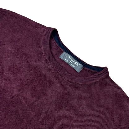 Primark Burgundy Crew Neck | Small