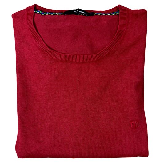 Minimum Red Crew Neck | Medium