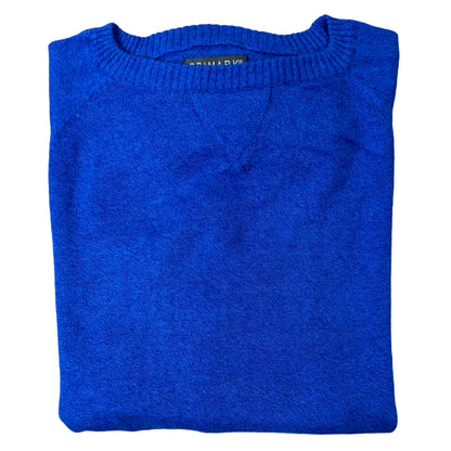 Primark Royal Blue Knitted Crew Neck | Large