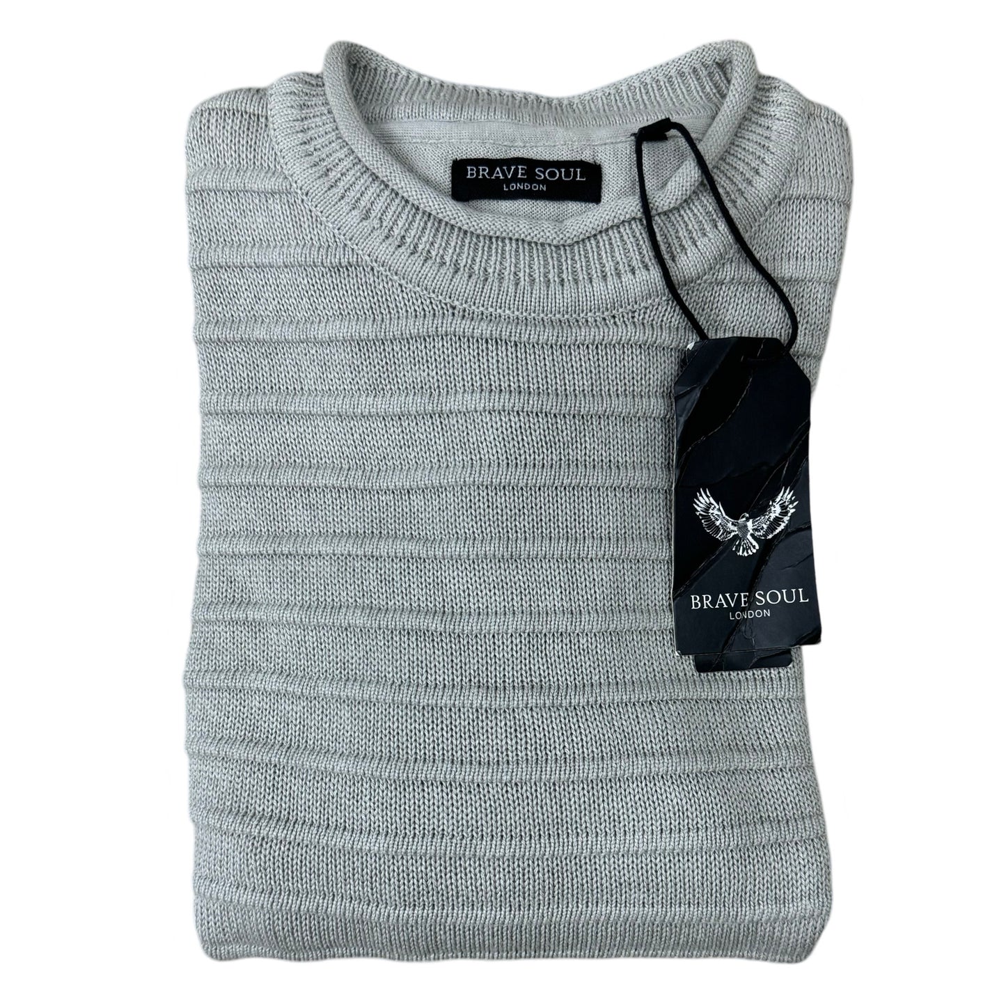 Brave Soul Fawn Knitted Crew Neck | Small (TAGGED)