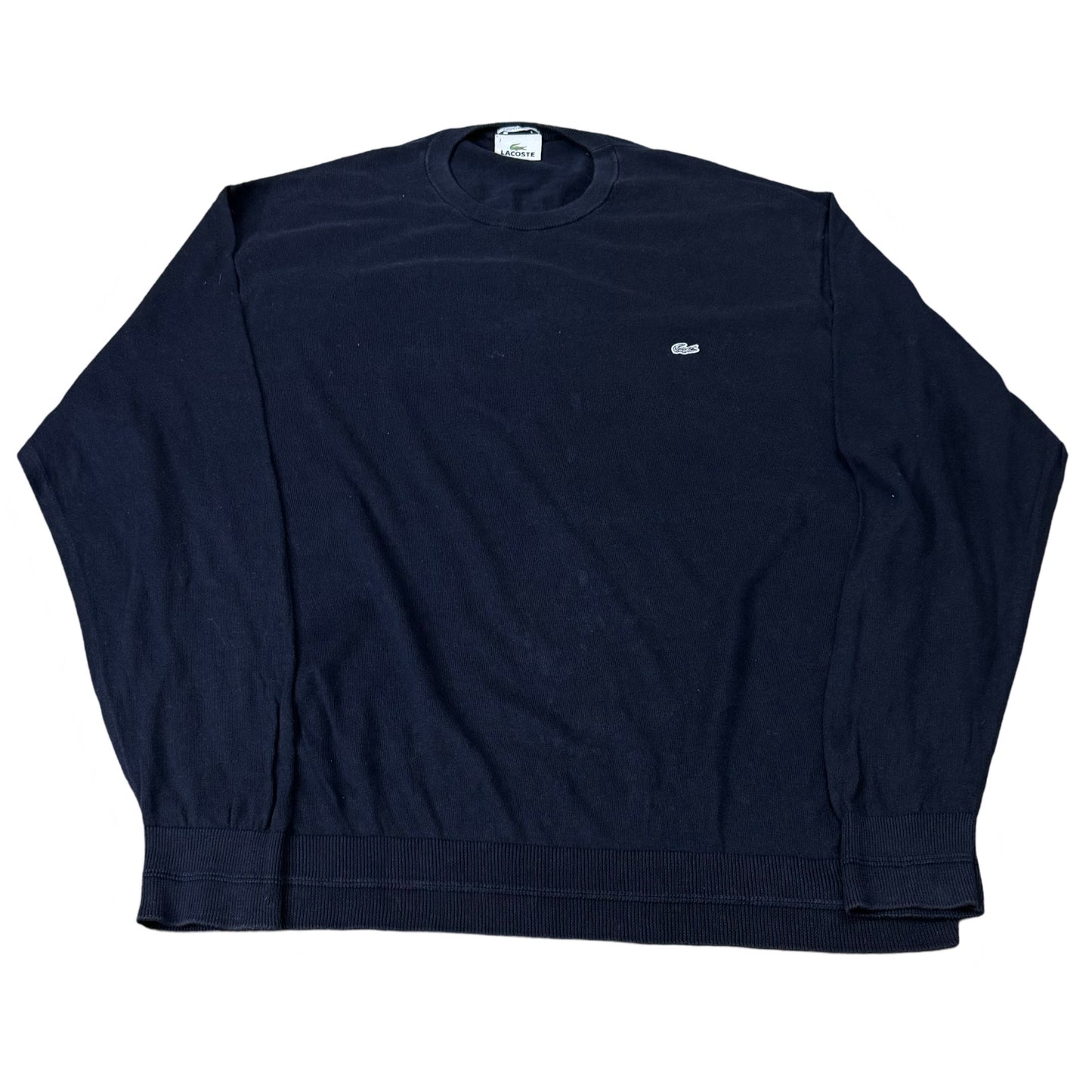 Lacoste Navy Crew Neck | Large