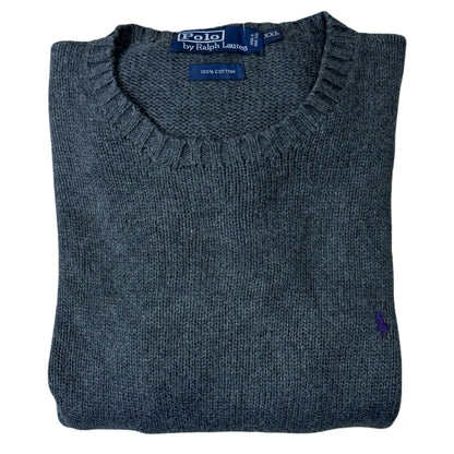 Ralph Lauren Grey Knitted Crew Neck | XL