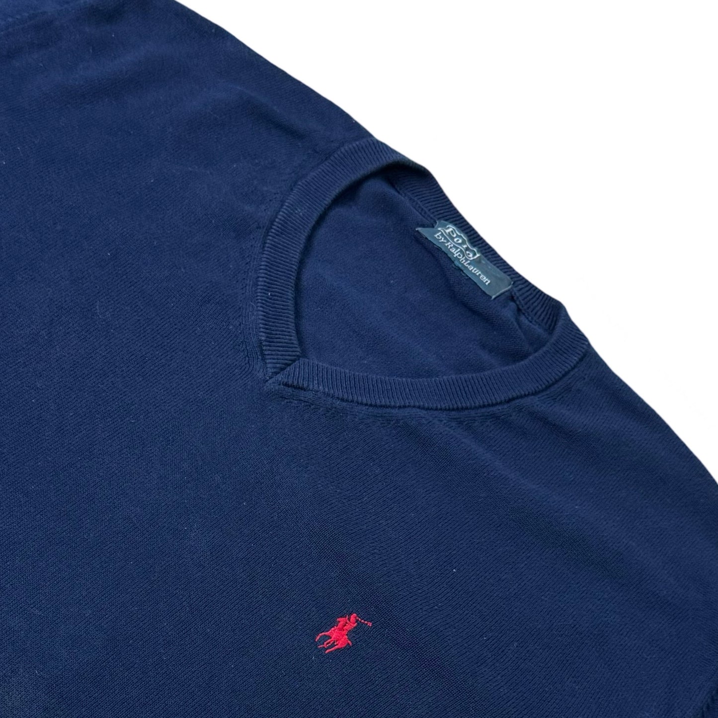 Ralph Lauren Navy V-Neck | XL