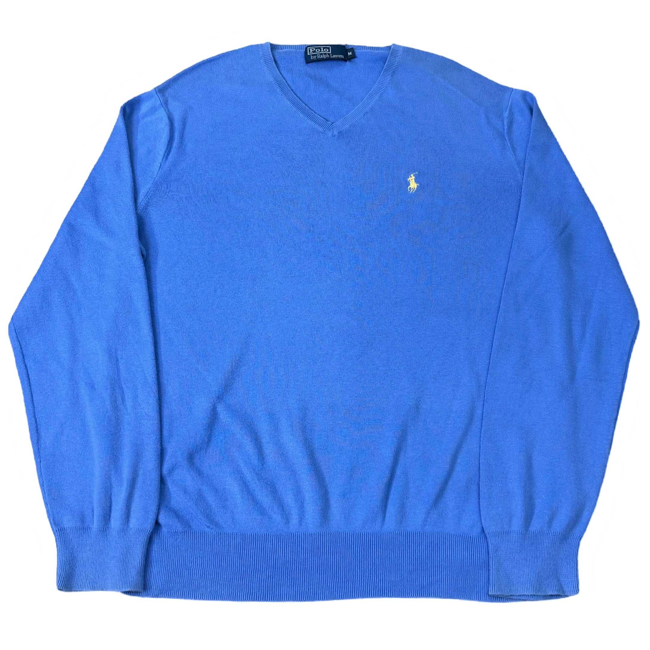 Ralph Lauren Sky Blue V-Neck | Medium