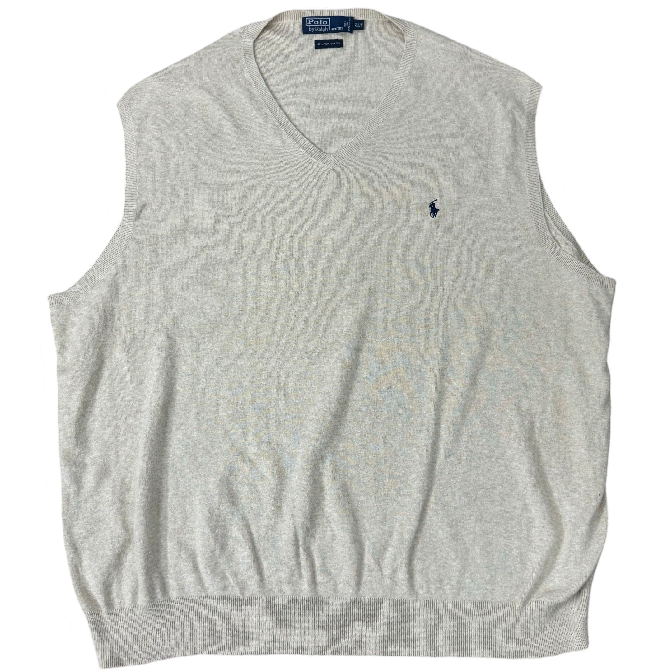 Ralph Lauren Beige V-Neck Vest | XL