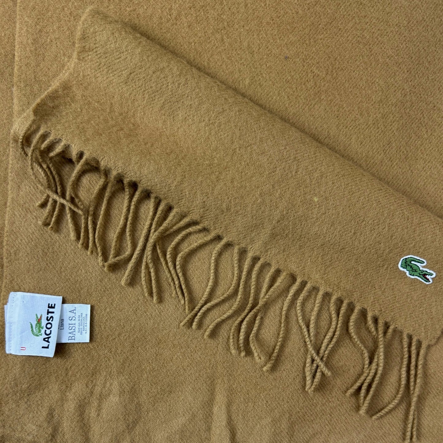 Lacoste Camel Lambswool