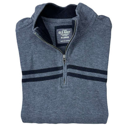 Old Navy Grey Quarter-Zip | XL