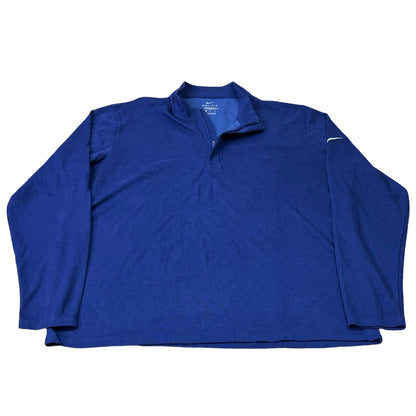 Nike Dri-Fit Blue Quarter-Zip | Large