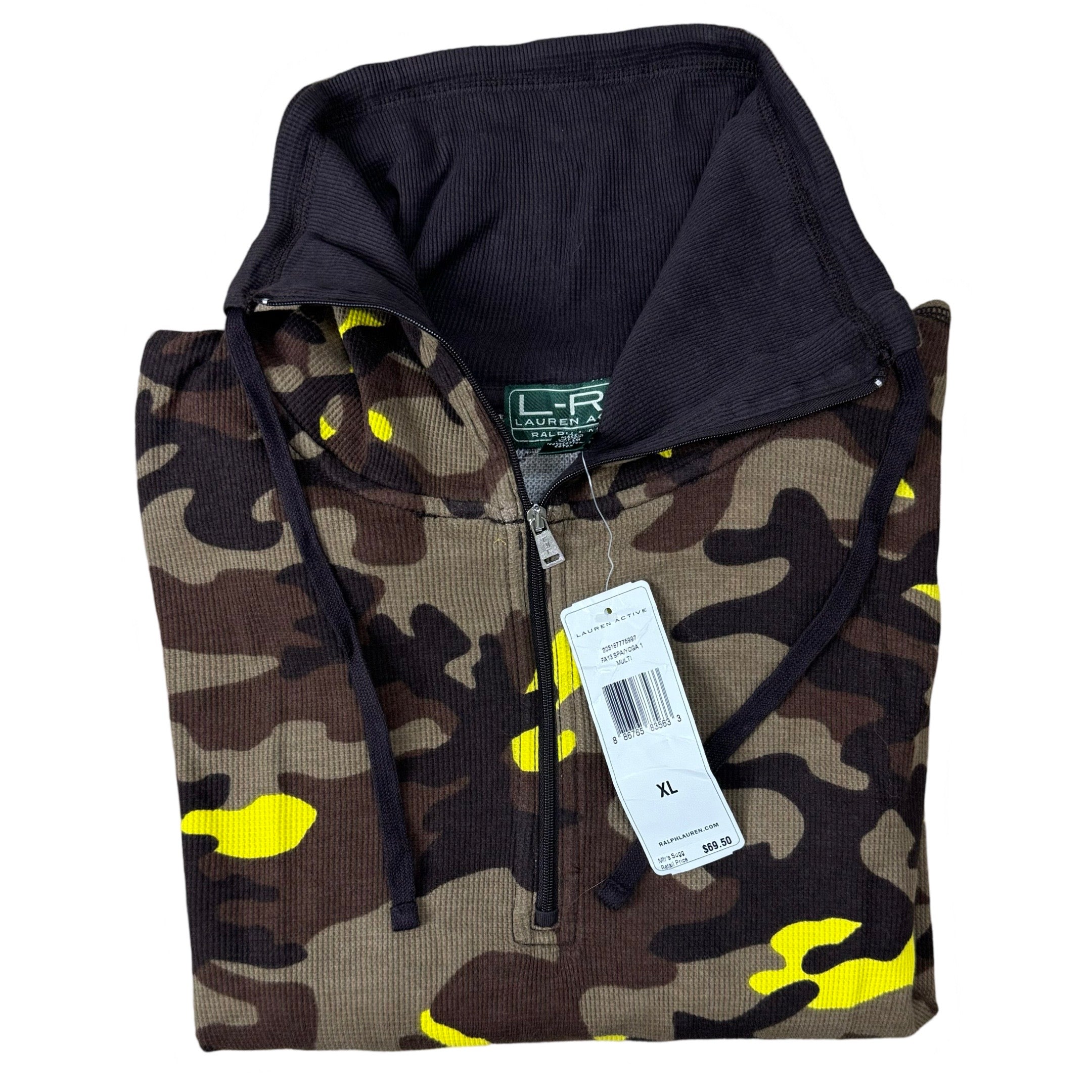 Ralph Lauren Active Camo Quarter-Zip | Small