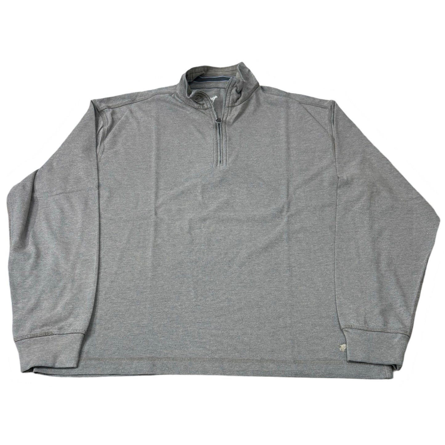 Sand/Blue Distressed Quarter-Zip | Large