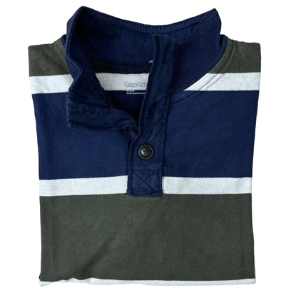 GAP Blue/Green Quarter-Buttoned | Small