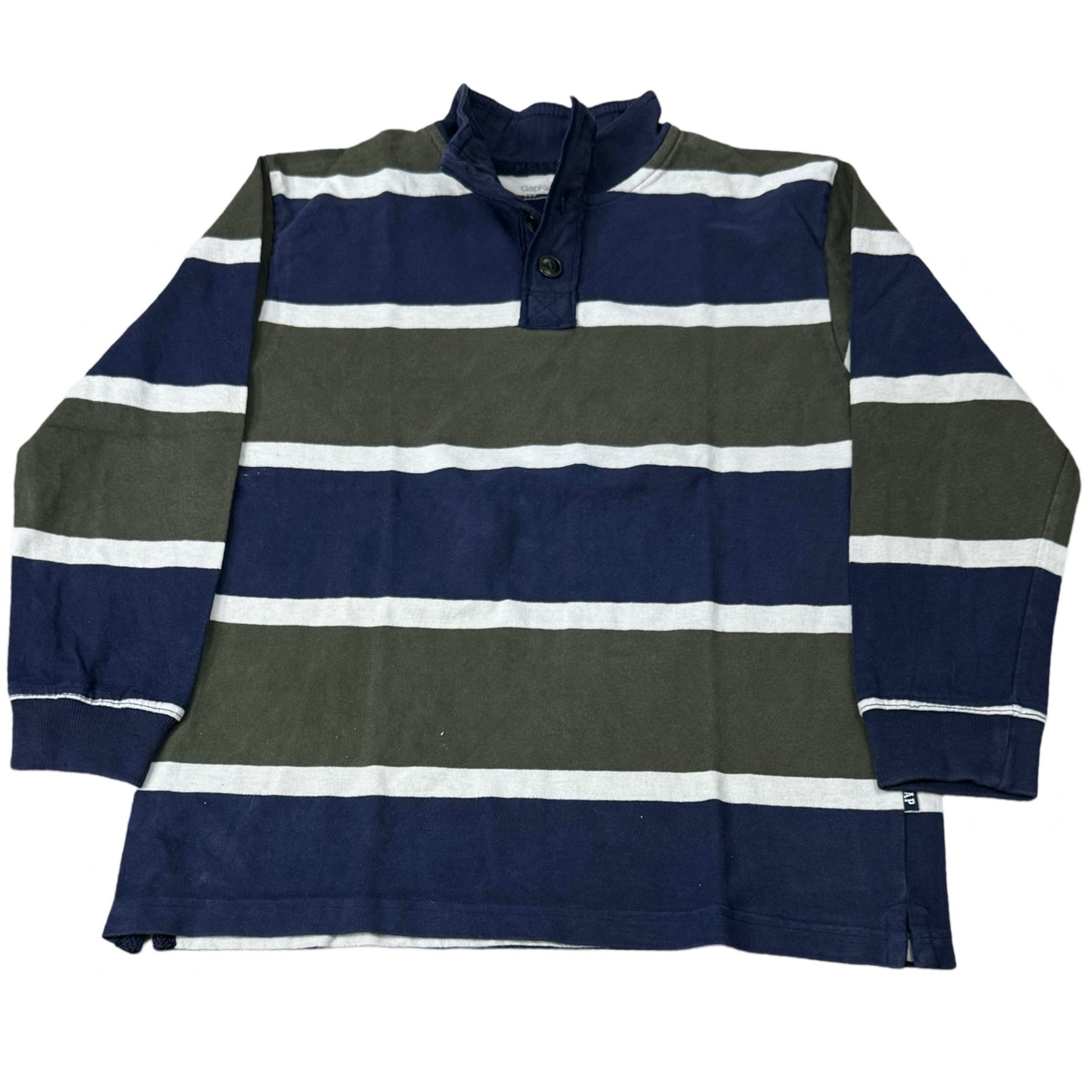 GAP Blue/Green Quarter-Buttoned | Small