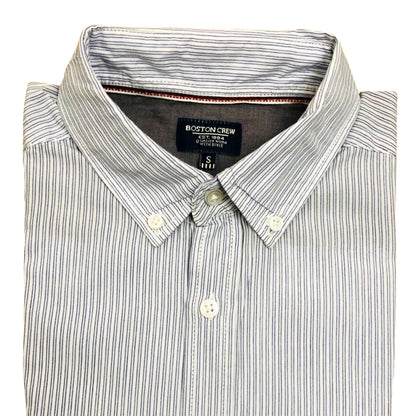 Boston Crew White (Blue stripes) Small