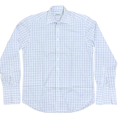 Balmain Sky Blue & Purple ( Small Check) Medium