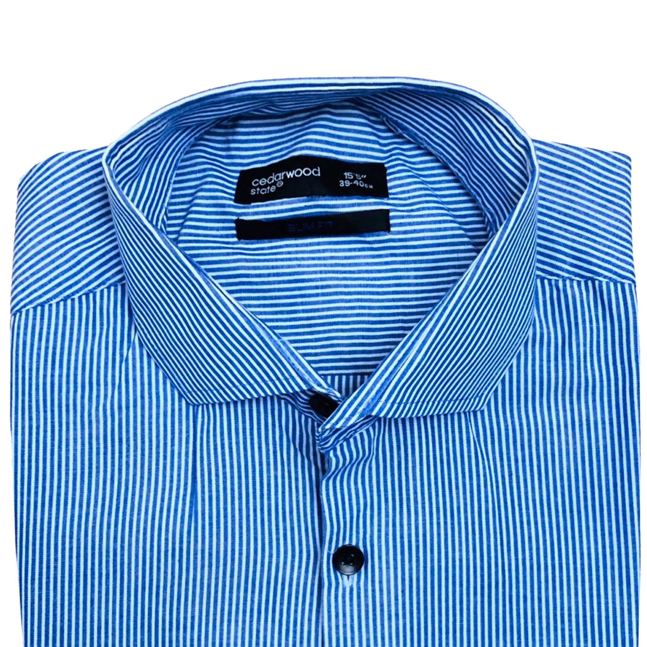 Cedar Wood State Blue (White Small Stripes) Small | Clearance Sale